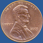 1 цент США 2003 года